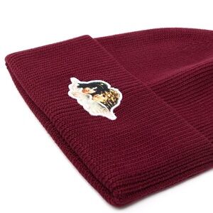 Fiorucci Angel Beanie Burgundy Red